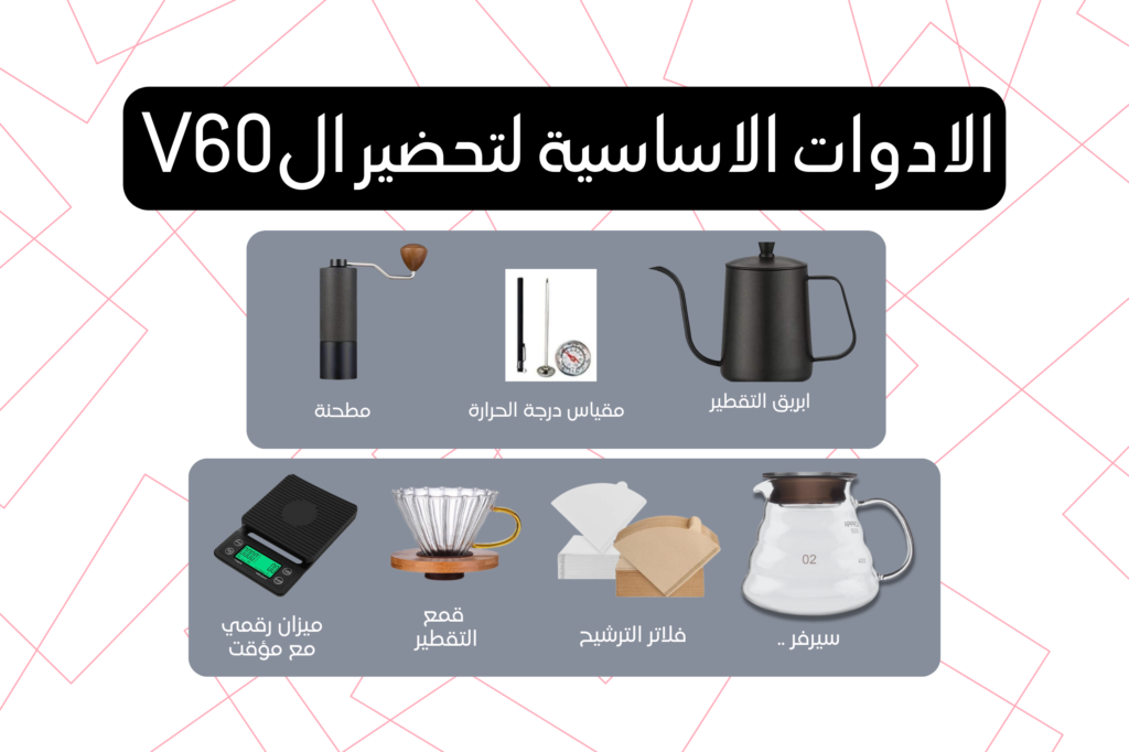 أدوات القهوة المختصة ‏V60‎ 